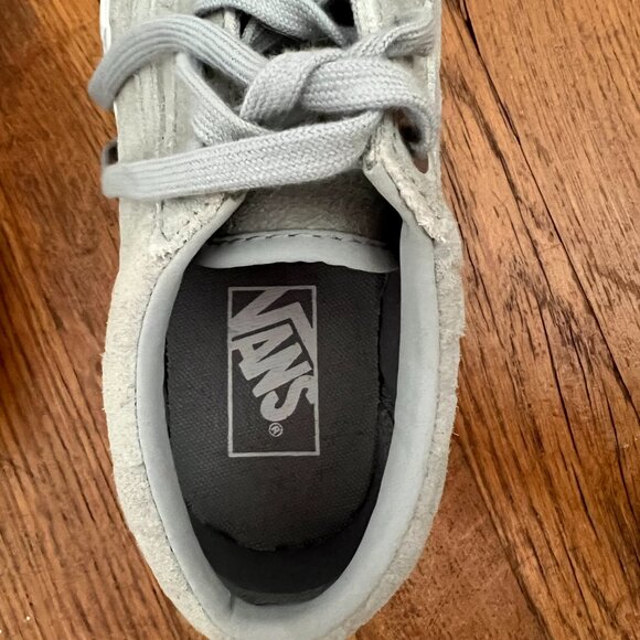 VANS (NEW) Old Skool Stacked Light Grey Checkered Chunky Platform Size 7 Women's - Picture 6 of 10